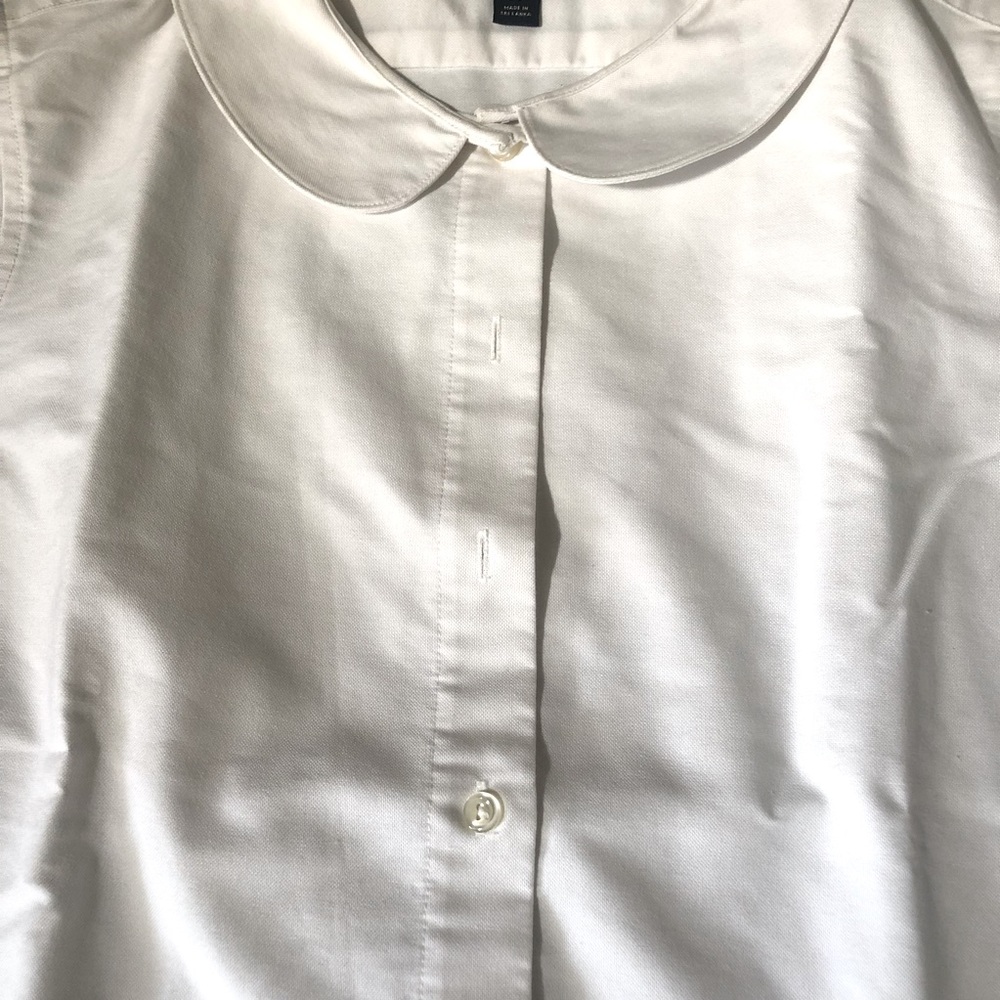 Peter Pan collar white button down - Picture 5 of 6